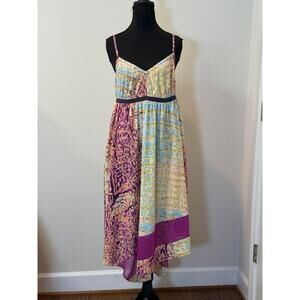 Simply Vera ( Vera Wang ) multi-colored asymetrical hem dress